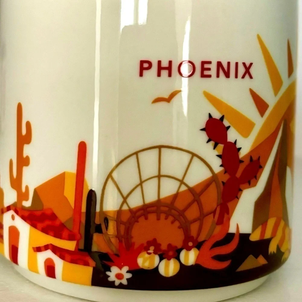 𝅺Starbucks Phoenix Arizona You Are Here Collection 2015 Mug 14oz